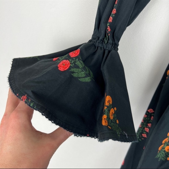 Agua by Agua Bendita Almendra Dahlia Floral Off Shoulder Dress - Picture 8 of 12